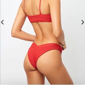 Frankie’s Bikini - Bottom - L - Red